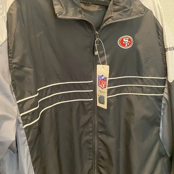 NWT NFL 49r Mens Windbreaker XL - Picture 3 of 9